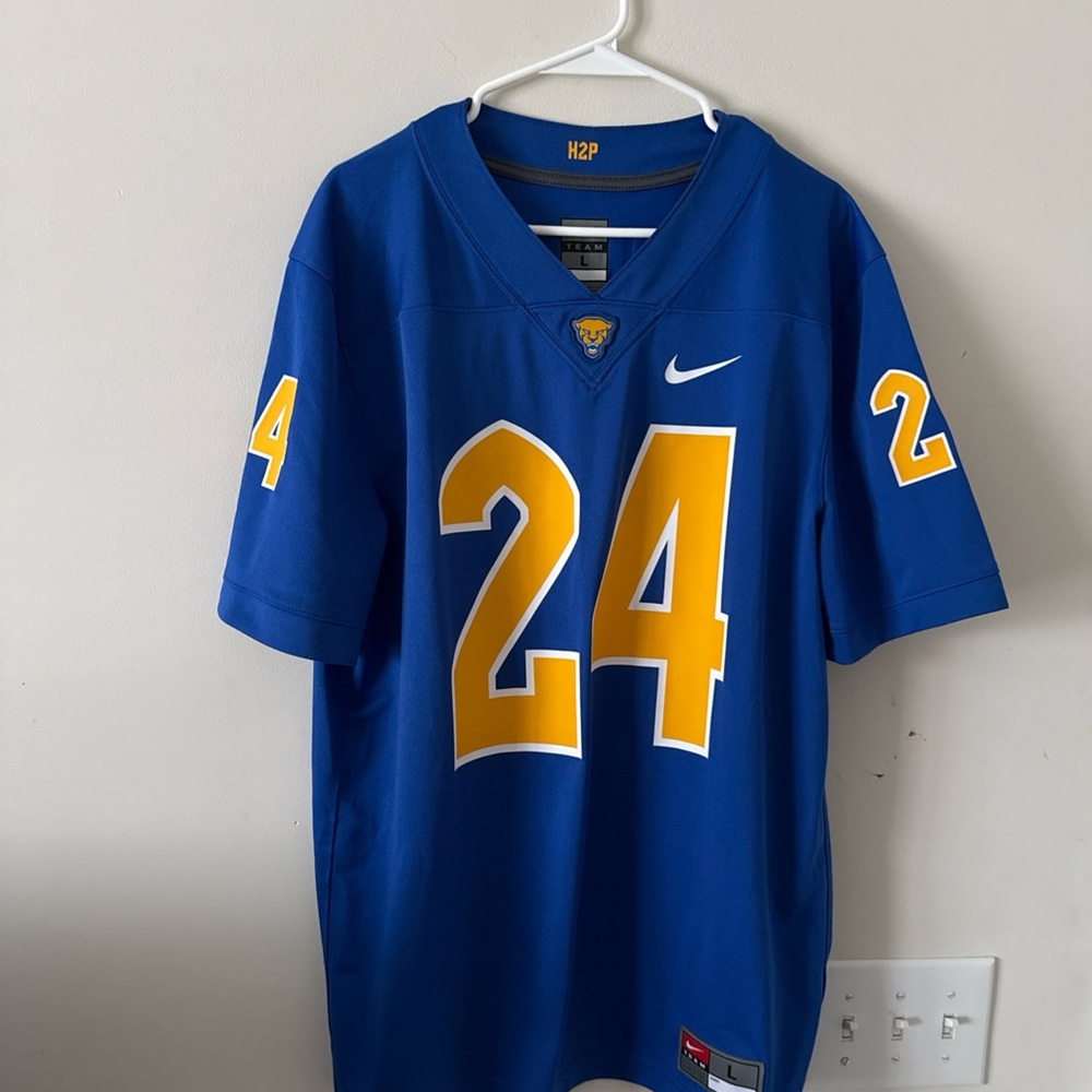 Nike Blue and Yellow Men's Jersey